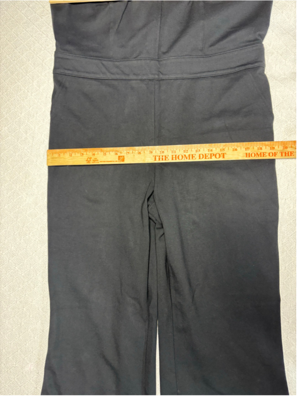 Spanx The Perfect Sleeveless Jumpsuit Black Flare Leg Size XL NWT - Picture 7 of 11